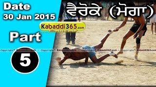Vairoke (Moga)  Kabaddi Tournament 30 Jan 2015 Part 1 by Kabaddi365.com