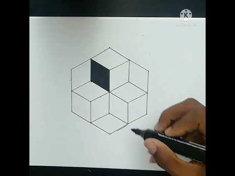 illusion 3D Drawing #arts for bigner scanery Drawing #shorts