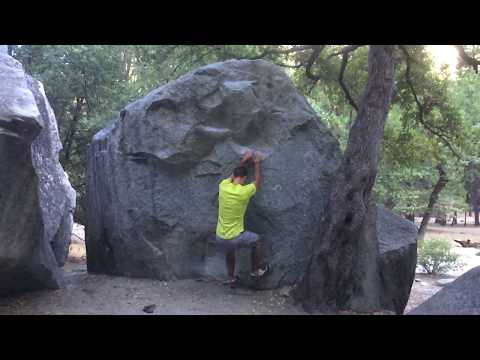 Marco's traverse, V1. Yosemite Valley
