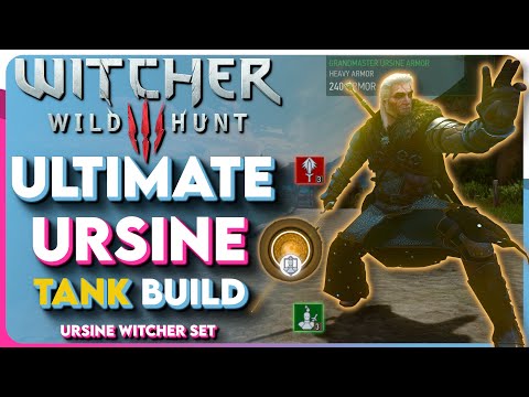 Ultimate Ursine Witcher 3 TANK Build - Ursine Combat Build (Witcher 3 Next Gen Build)