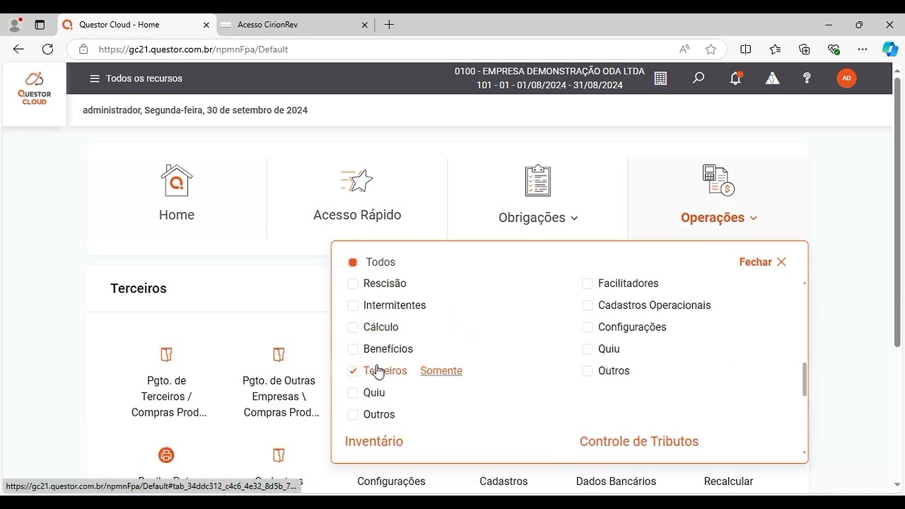 EMPRESA TOMADORA E OBRA