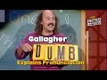 Gallagher Explains Pronunciation | The New Smothers Brothers Comedy Hour