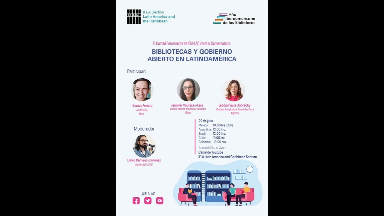 Conversatorio: Bibliotecas y Gobierno Abierto en Latinoamérica