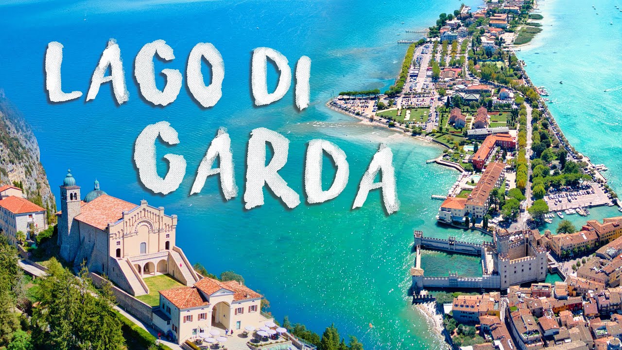 Il Lago di Garda dall'alto — drone 4K