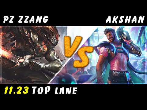 Pz Zzang - Yasuo vs Akshan TOP Patch 11.23 - Yasuo Gameplay