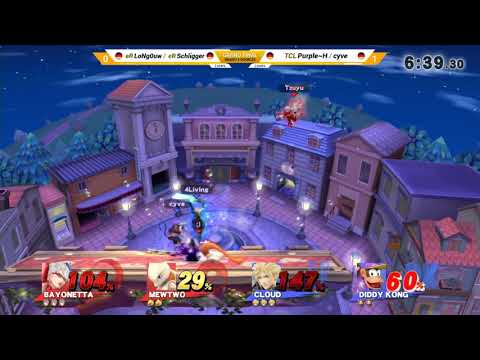 AGON N2 - TCL | Purple~H + cyve Vs. eR | Schligger + eR | LoNg0uw  - Grand Final 2 - Smash 4 Doubles