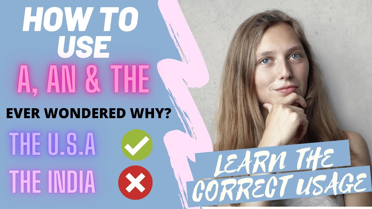 How to use ARTICLES in English | INDEFINITE and DEFINITE Articles | ARTICLES Part - 1