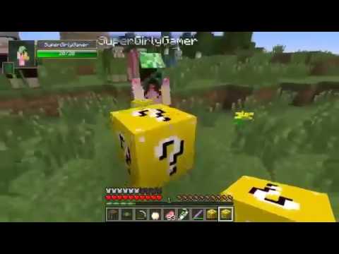 #PopularMMOs #Pat and #Jen #Minecraft #HORROR WITCH CHALLENGE #GAMES - #Lucky Block Mod #Mini Game