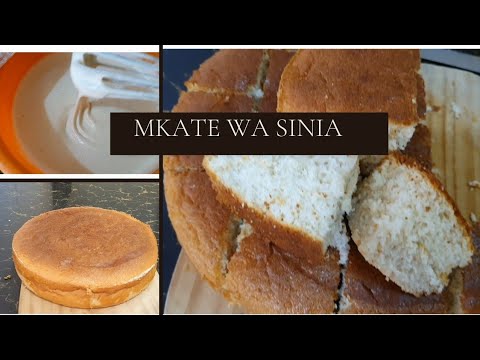 Jinsi Ya Kupika Mkate Wa Sinia// Mkate Wa Mchele// Mkate Wa Kumimina Na Uwe Very Spongy