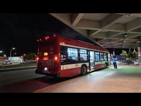 TTC 109B Ranee Night Bus Ride #7018 from Eglinton West Stn to Lawrence West Stn (Sept 3rd, 2025)