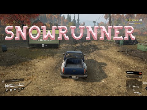 SNOWRUNNER Gameplay Walkthrough Part 1 - FIRST GARAGE