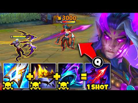 THIS SNIPER VARUS BUILD CAN DELETE YOU WITH ONE Q (ONE SHOT ACROSS THE LANE)