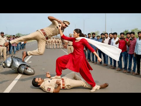 इंस्पेक्टर ने जब खुले आम टैक्सी वाले से रिश्वत मांगी तो SP मैडम ने वर्दी उतरवादी