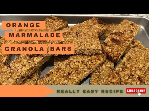 Orange Marmalade Granola Bars | Quick On-The-Run Breakfast | 1993 Pillsbury Recipe!