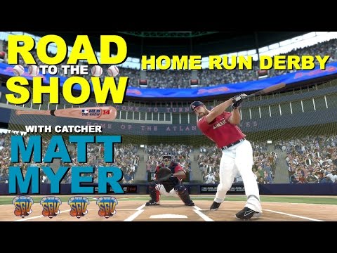 MLB 14 The Show (PS4): Matt Myer (Catcher) Road To The Show - EP46 (2017 Home Run Derby)