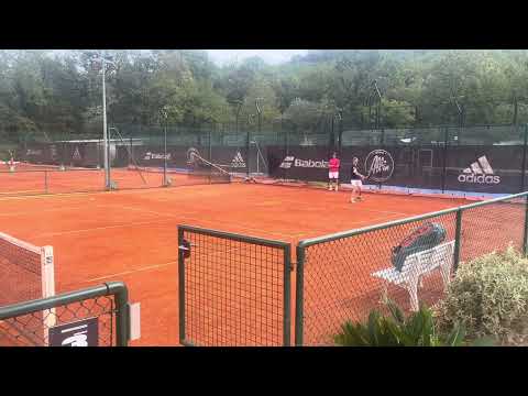 Leo's first training week at Allin Tennis Academy