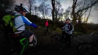 preview picture of video 'Blue Thursday @ Mountain Bike Glasgow Meetup'