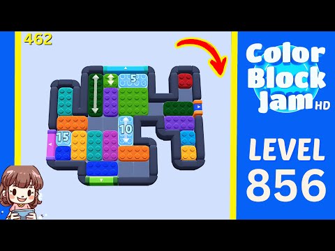 Color Block Jam Level 462 (856) Solution Walkthrough