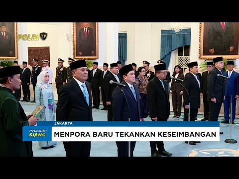 ERICK THOHIR RESMI JABAT MENPORA TEKANKAN SOAL KEPEMUDAAN DAN OLAHRAGA