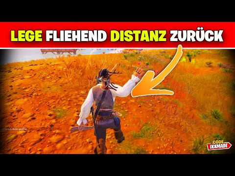 Lege fliehend Distanz zurück nachdem dir ein Gegner Schaden zugefügt hat Fortnite Piratenkodex 5 Auf
