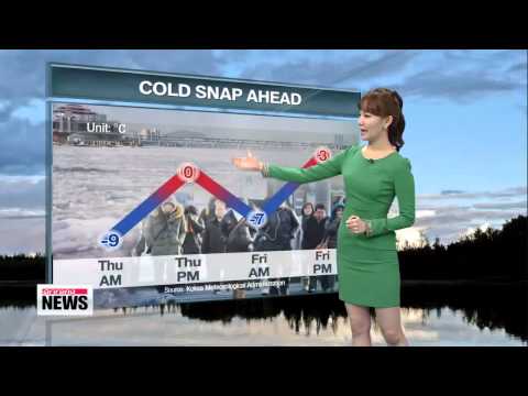 Morning lows to plunge on Thursday   목요일, 아침 기온 뚝 떨어질 전망