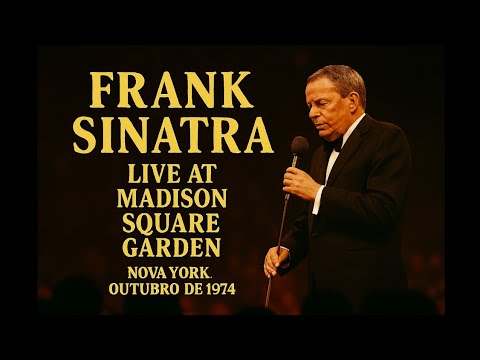 Frank Sinatra show live Madson Square Garden, Nova York, October, 1974.