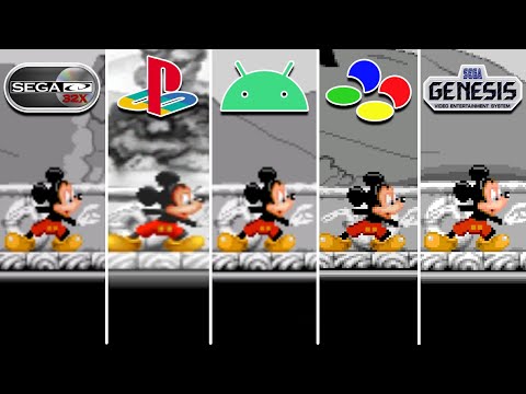 Mickey Mania (1994) SEGA CD vs PS1 vs Android vs SNES vs Sega Genesis (Which One is Better?)