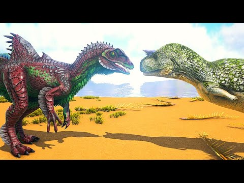 The Unbeatable Concavenator Vs the Tenebrous Carnotaurus, Epic Showdown! Ark Survival Evolved