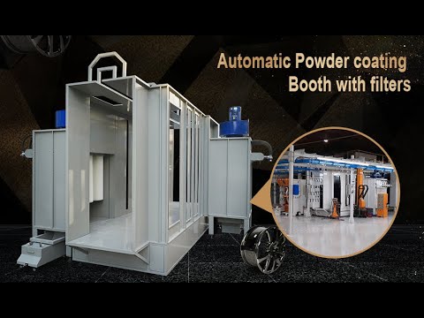 COLO-S-0825 Automatic Type Tunnel Powder Coating Booth