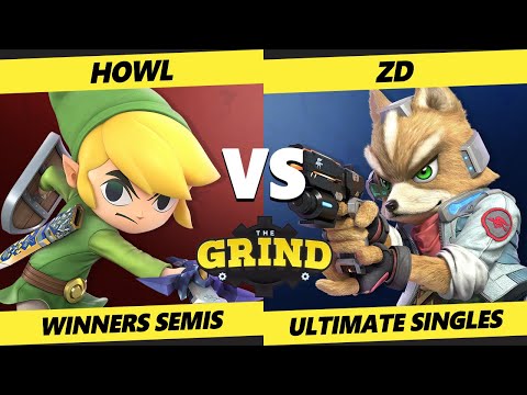 The Grind 127 Online Winners Semis - Howl_J (Toon Link) Vs. ZD (Fox) Smash Ultimate - SSBU