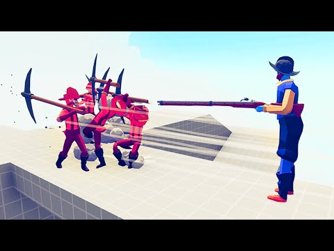 MUSKETEER SHERIFF VS EVERY BOSS UNIT | TABS - Totally Accurate Battle Simulator