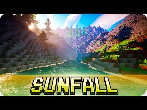 JerenVids - Minecraft - Sunfall Valley Cinematic - Custom Terrain w/ Download