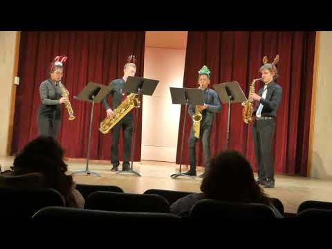 SXU Saxophone Quartet 3 - "God Rest Ye Merry Gentlemen" (arr. Lennie Niehaus)