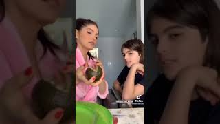 Ana Barbara Tik tok con sus hijos