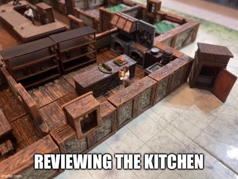 Warlock Tiles: Kitchen Review - Wizkids Prepainted Terrain