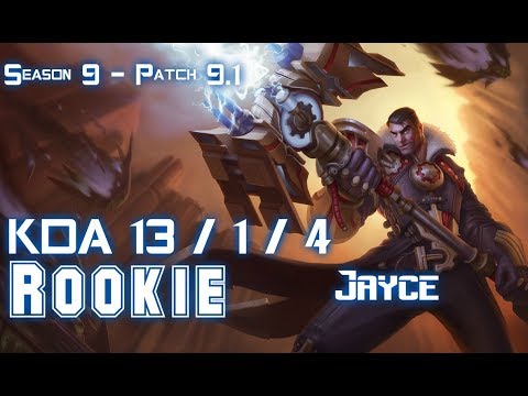 Rookie JAYCE vs AATROX Mid - Patch 9.1 KR Ranked