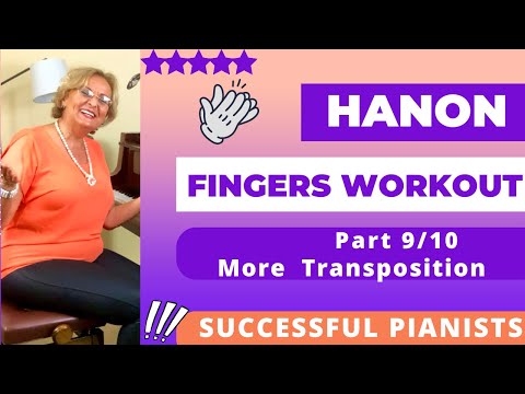 🤓Ultimate “101” Technique Exercises Part 9/10 No Ads Transposing +Rhythm HANON exercises 2.0