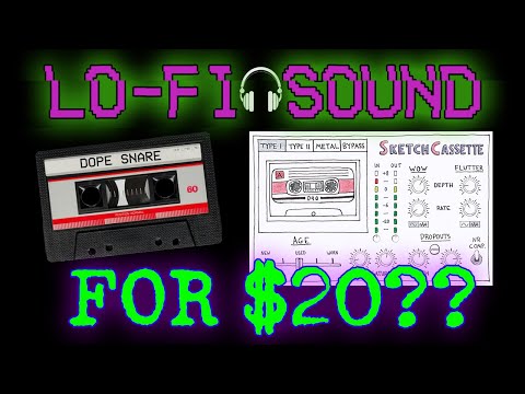 Aberrant DSP | Sketch Cassette Review | LOFI tape plugin in for your DAW