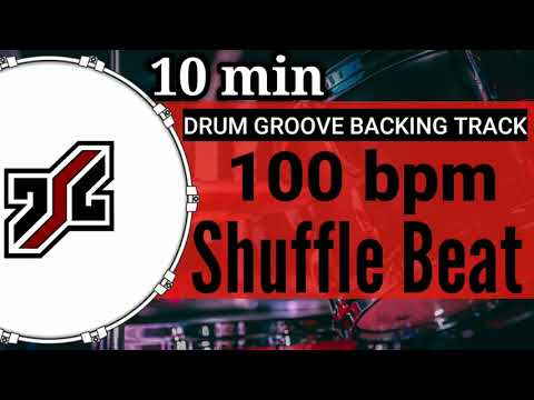SHUFFLE BEAT 100 BPM Drum Beat Backing Track