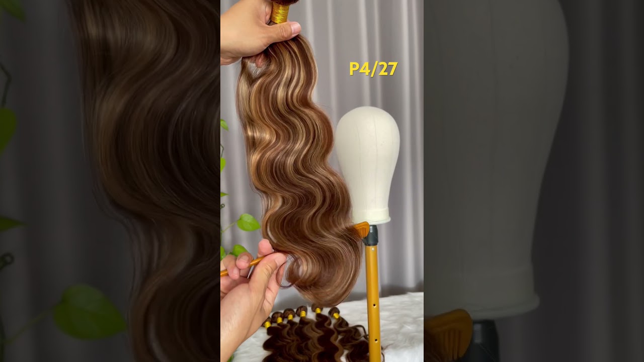 P4/27 Body Wave Human Hair Bundles #wholesale #humanhair #hairfactory #wigfactory #hairvendor #wavy