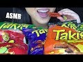 ASMR SPICY TAKIS CHIP PLATTER Eating Sounds Taste Testing Takis Flavors No Talking ASMR Phan