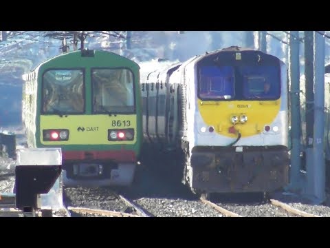 NIR 201 Class Loco + Enterprise Train - Clontarf Road Station, Dublin