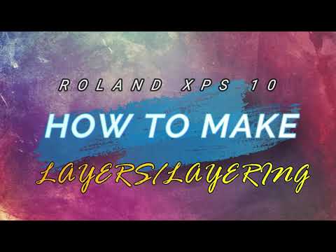 Roland XPS 10 - How to make layers/layering (Tagalog)
