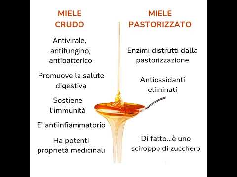Miele crudo vs miele pastorizzato
