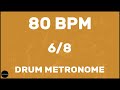 6 8 Drum Metronome Loop 80 BPM