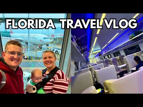 Florida Travel Day! Virgin Atlantic Flight To Orlando & Brightline Train To Miami!