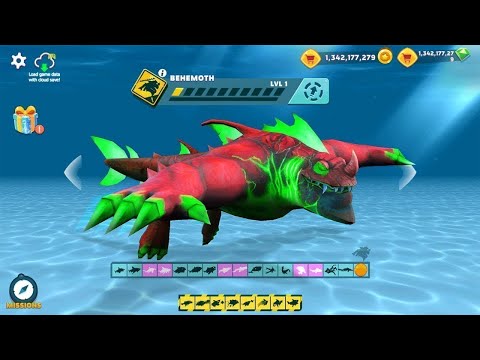 Hungry Shark Evolution - BEHEMOTH HULK SKIN - ALL 25 SHARKS UNLOCKED