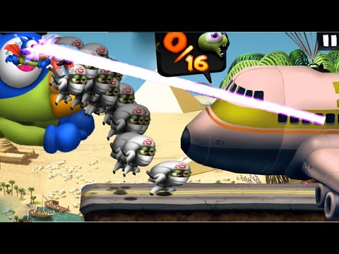 Zombie Tsunami Max Level 197 - All Ninja Zombie Combine with the birds to destroy the planes