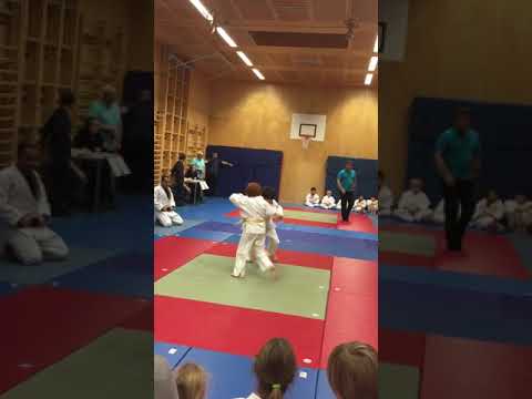 Mein erster kampf bei Judo