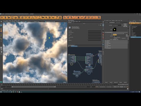 Maya Bifrost Simple Volumetric Sky